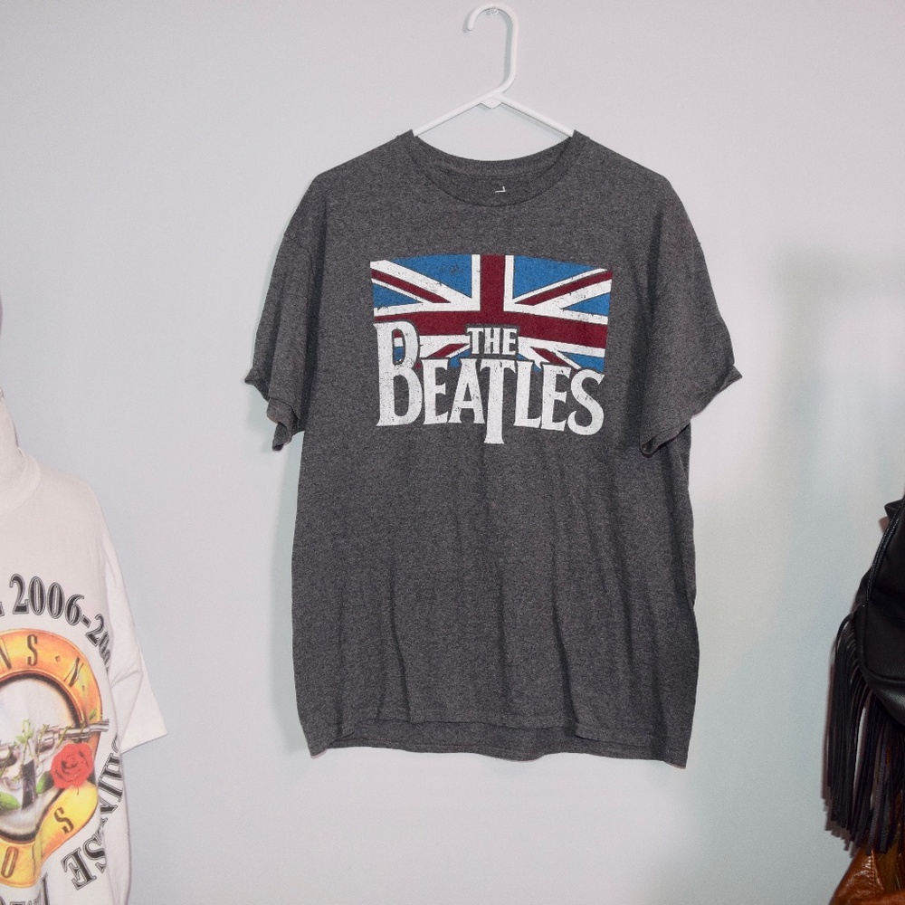 The Beatles Gray Graphic Tee.